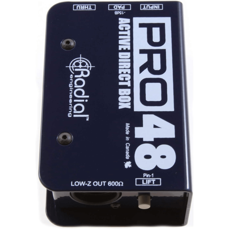 Radial pro48 ダイレクトボックス Radial Pro48 DI Box Attiva con Phantom Power DI Box
