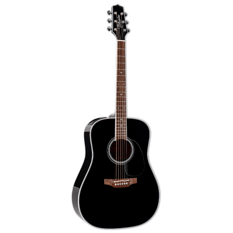 Takamine FT341 Dreadnought Eletrificata Finitura Nera