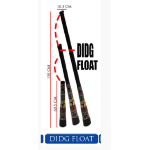 Didgeridoo Oyster  DD-FLOAT PVC con Slide Accordabile 