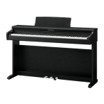 Kawai KDP120 B Pianoforte Digitale colore nero satinato