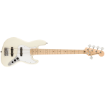 Fender Squier Affinity Series™ Jazz Bass® V, Maple Fingerboard, White Pickguard, Olympic White 0378652505