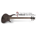 Epiphone Toby Deluxe IV Trans Black EBD4TKSBH1