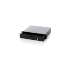 Bespeco CRS2U Cassetto rack 2 unita' in lam vern nero