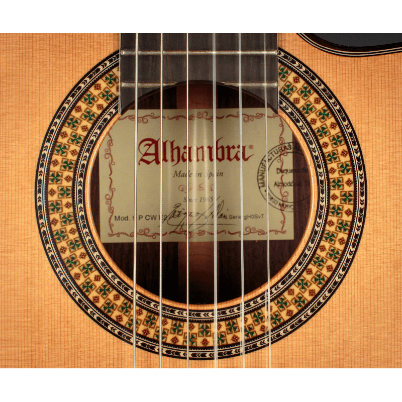 Alhambra 9P CW E8 chitarra elettro-classica con astuccio 