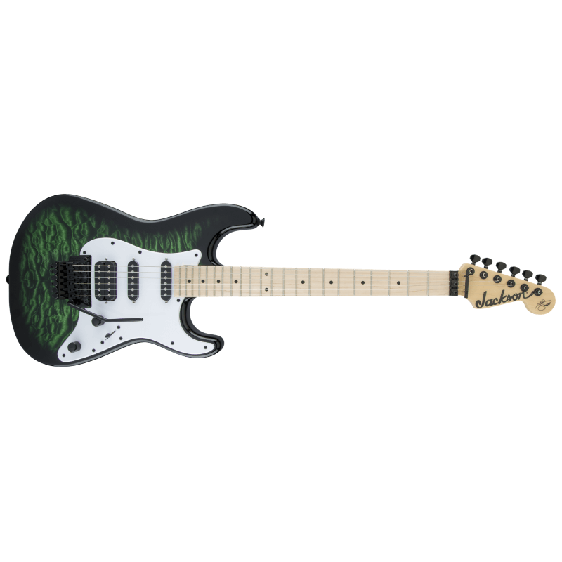 Jackson X Series Signature Adrian Smith SDXQM Transparent Green 2913052587