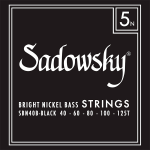 Sadowsky SBN40B-1 Corde  basso elettrico 40-125 Black Label Nickel