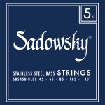 Sadowsky SBS45B Corde  basso elettrico 45-130T Blue Label Steel
