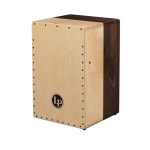 Latin Percussion LP1422 Cajon Americana 2- Voice Wire Solid Black Walnut & Solid Hard Maple