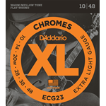 D'Addario ECG23 Muta Corde Chitarra Elettrica Flat 10-48