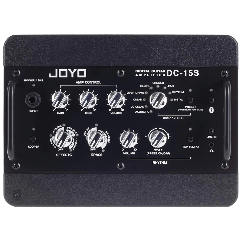 Joyo DC-15S Amp Chitarra a Batteria Ricaricabile - Bluetooth