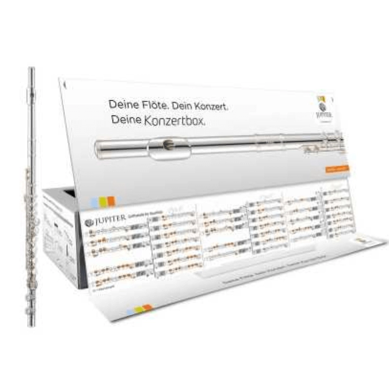 Jupiter JFL700E Flauto Traverso Argentato Fori Chiusi Fuori Linea Mi Snodato