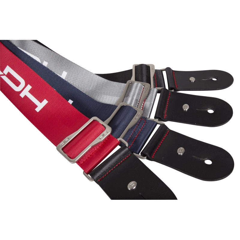 DIE HARD DHSTRAP150RD Tracolla regolabile in nylon antistrappo di colore Rosso