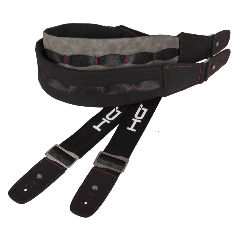 DIE HARD DHSTRAP400GRL Tracolla imbottita regolabile in Nylon e poliestere, di colore grigio/nero