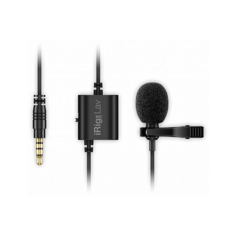 IK Multimedia iRig Mic Lav - Microfono lavalier per sistemi Android, iOS e MAC