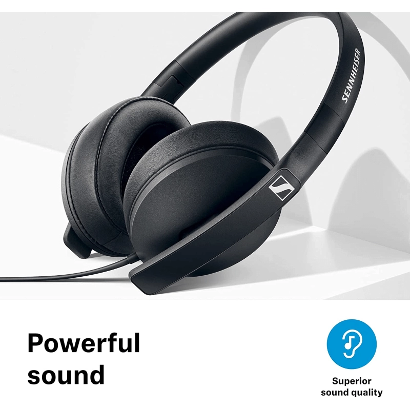 Sennheiser HD 300 Cuffia Circumaurale, 18–20,000 Hz (-10 dB) nera