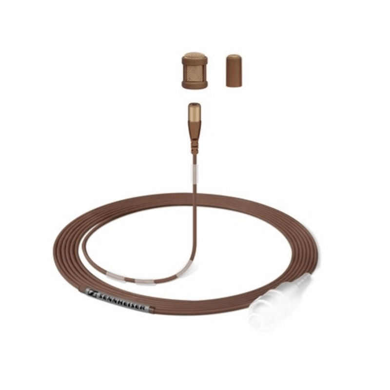 Sennheiser MKE 1 EW 2 - Omnidirectional Subminiature Lavalier Microphone with Evolution Wireless Connector - Brown