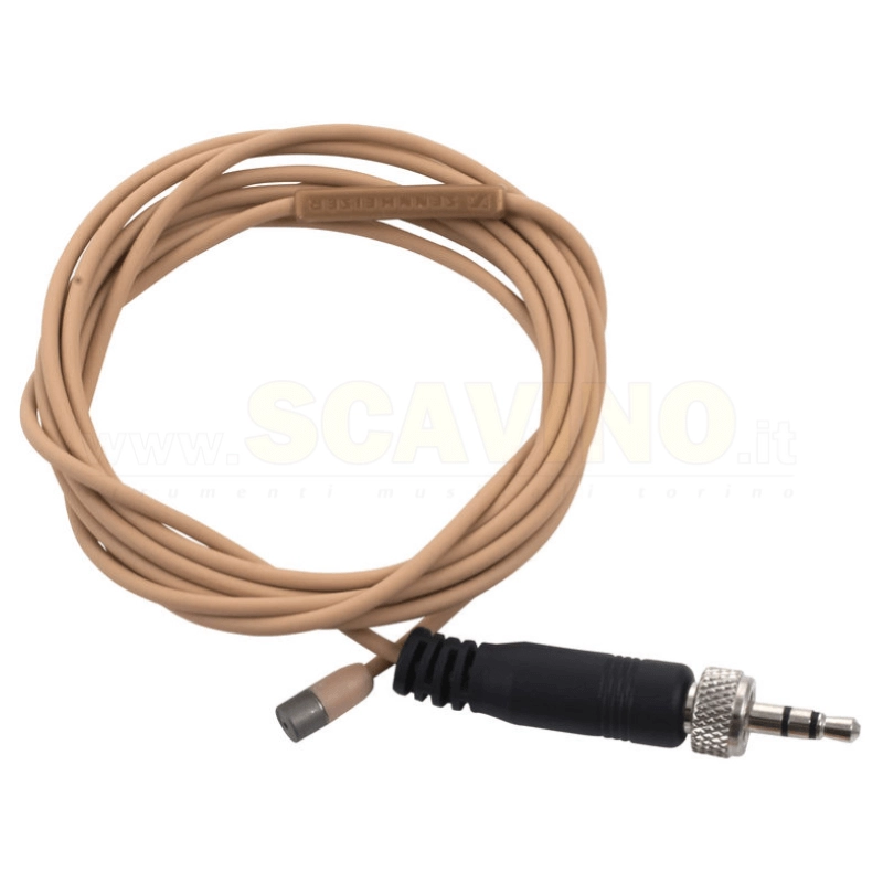 Sennheiser MKE 2 EW 3 GOLD microfono a clip, omnidirezionale, per EW, con 2 pinze e antivento colore beige