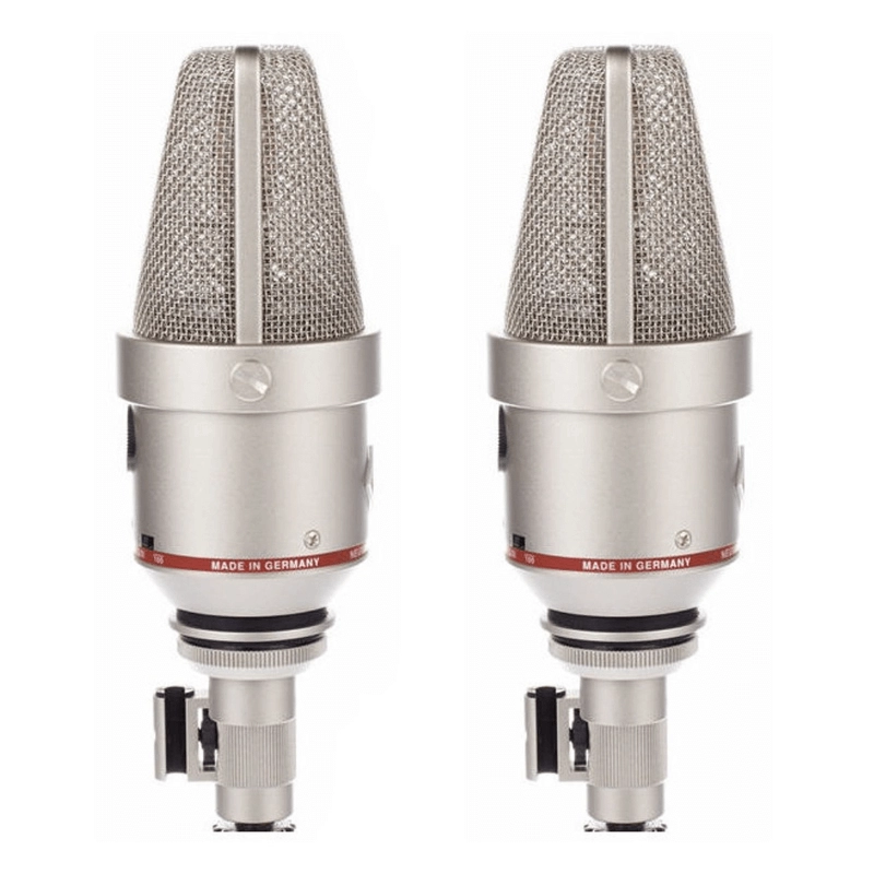Neumann TLM 170 R Switchable Studio Microphone Stereo Set, Nickel