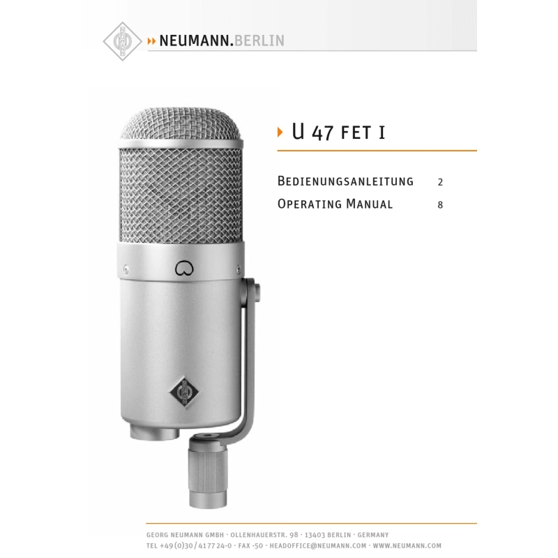 Neumann U47 FET - microfono a diaframma largo a condensatore