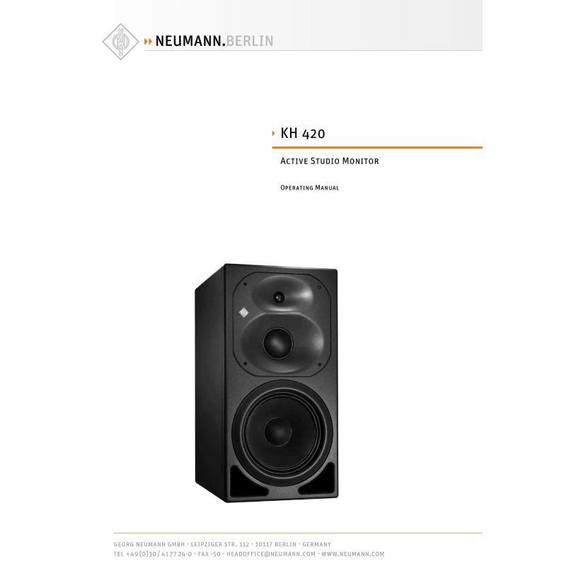 Neumann KH 420 A G - Monitor da studio