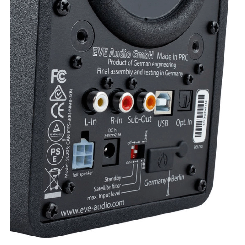 EVE audio SC203 Coppia Monitor Attivi