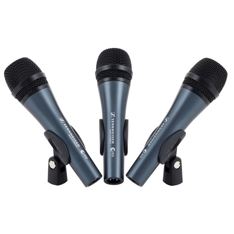 Sennheiser 3 PACK E835 - Set di 3 Microfoni Dinamici Cardioidi e835