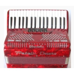 Fisarmonica Crosio 48 Bassi 34 Tasti 5 Registri Rossa (6x8)