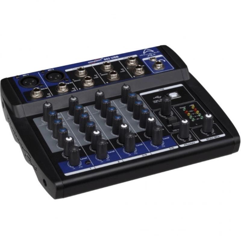Wharfedale pro CONNECT 802 USB Mixer audio a 6 canali