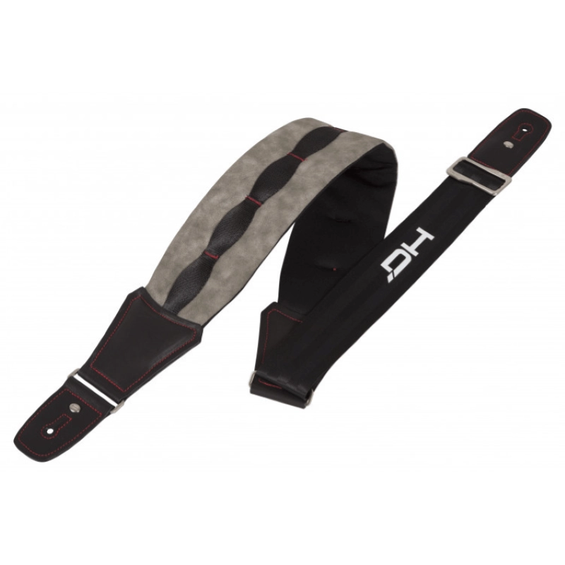 DIE HARD DHSTRAP400GRL Tracolla imbottita regolabile in Nylon e poliestere, di colore grigio/nero