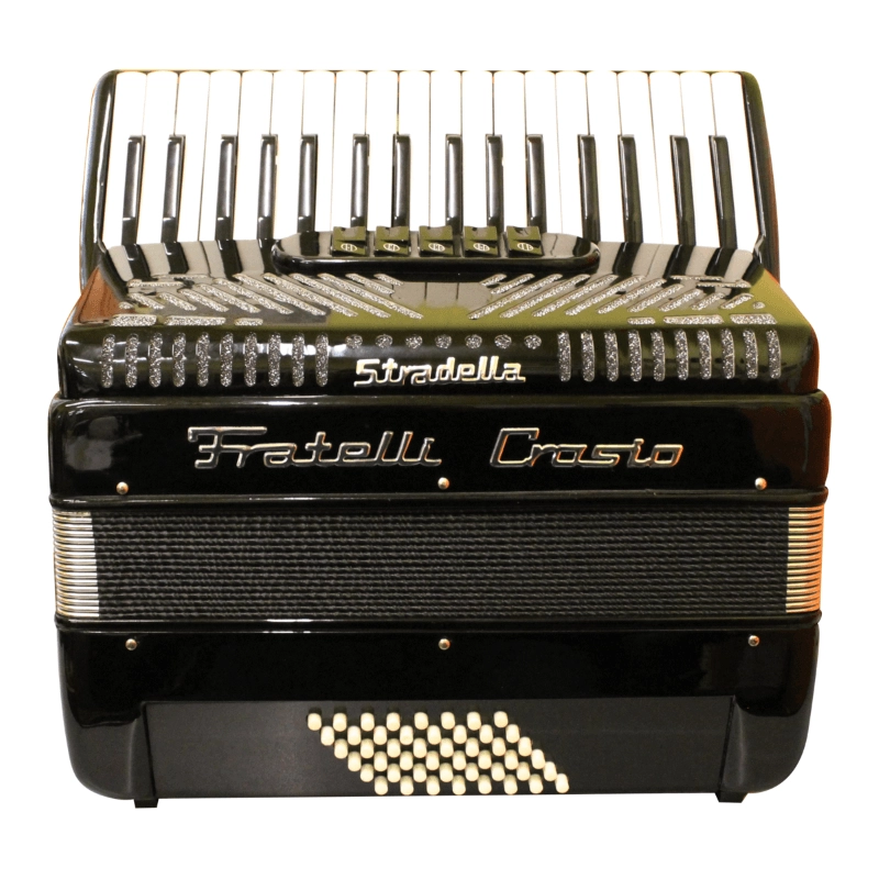 Fisarmonica Crosio 48 Bassi 34 Tasti 5 Registri Rossa (6x8)