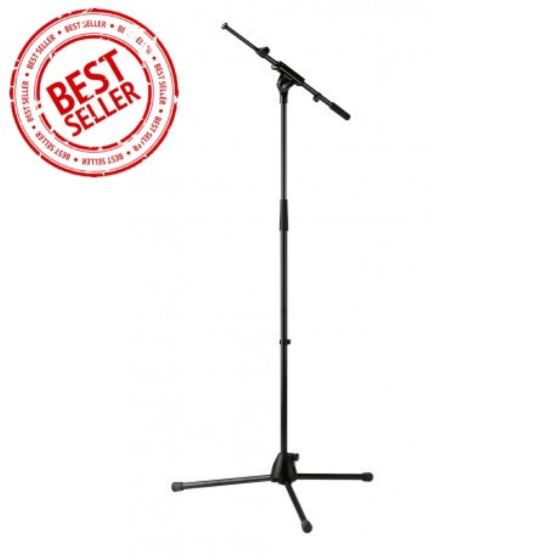 K&M Supporto microfono nero 27195-300-55