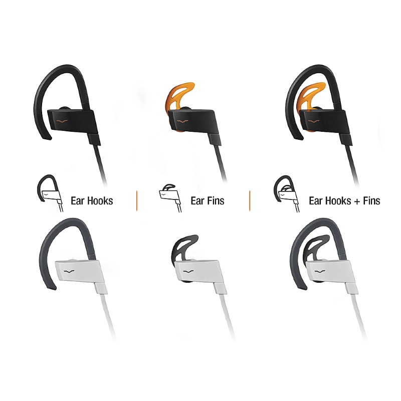 V-MODA BassFit Wireless In-Ear Headphones - Black