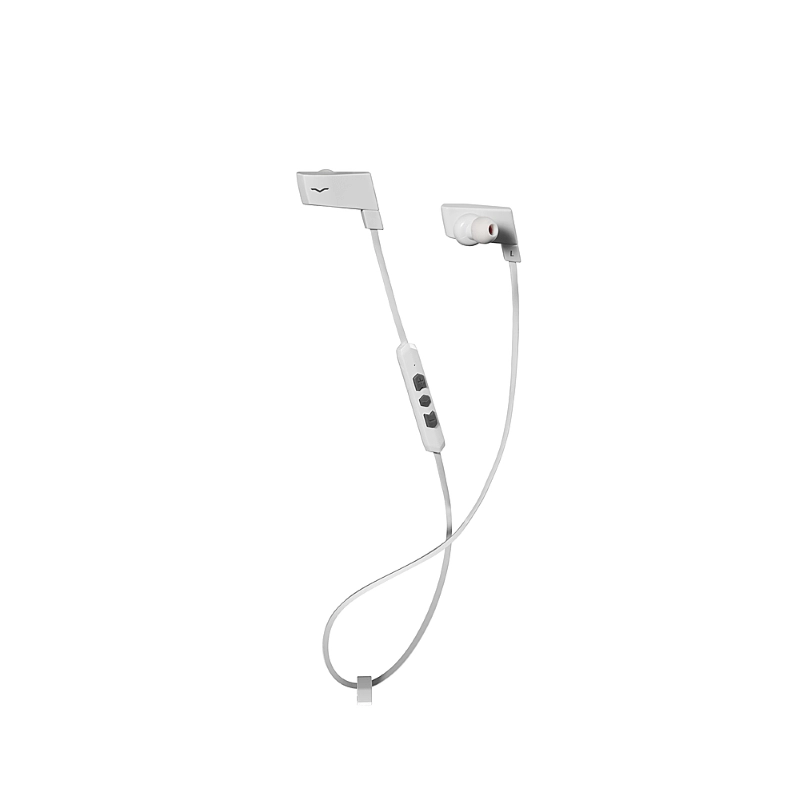 V-Moda VLCT-WHITE BASSFIT WIRELESS IN-EAR SPORT HEADPHONES - WHITE