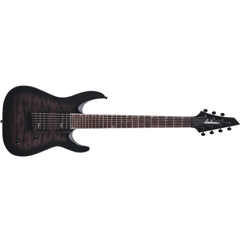 Jackson JS Series Dinky™ Arch Top JS22Q-7 DKA HT, Transparent Black Burst 2918804585
