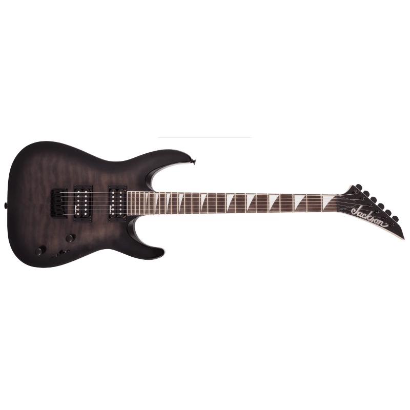 Jackson JS Series Dinky™ Arch Top JS32Q DKA HT, Amaranth Fingerboard, Transparent Black Burst