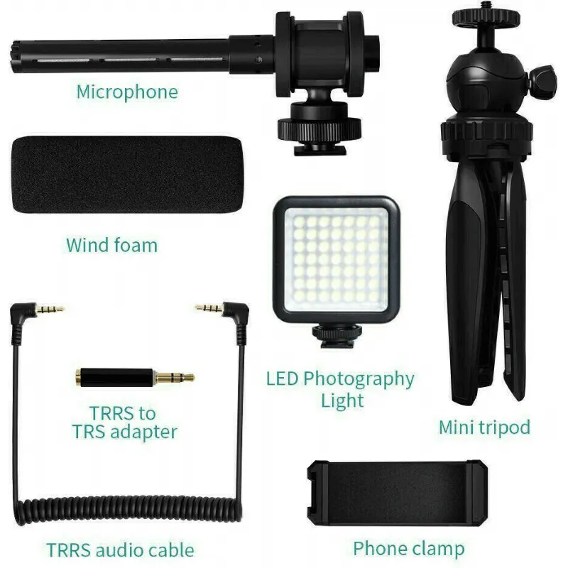 Maono CM11PL Microfono Streaming completo di stand e led