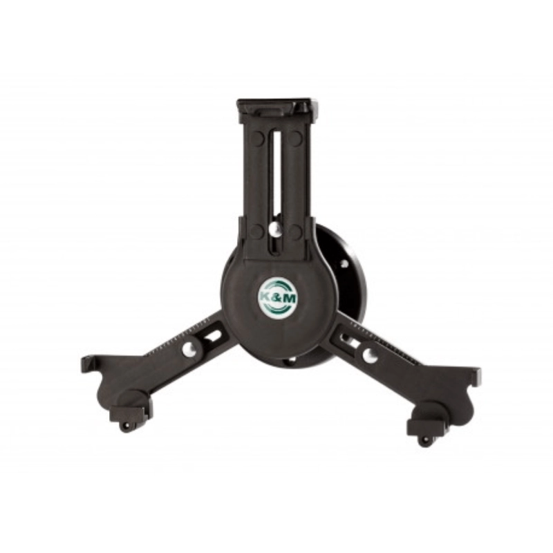 K&M Supporto da parete nero per Tablet PC