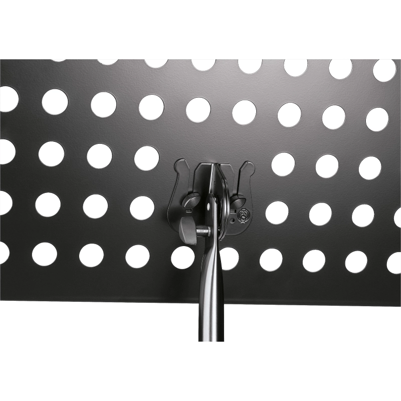 K&M 12179 leggio a cartella rigida nero