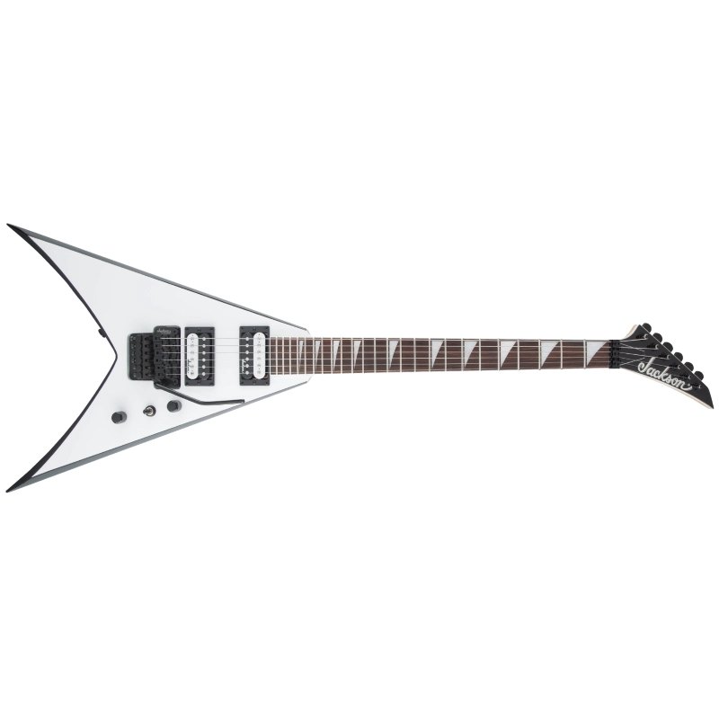 Jackson JS Series King V™ JS32 White with Black Bevels 2910224577
