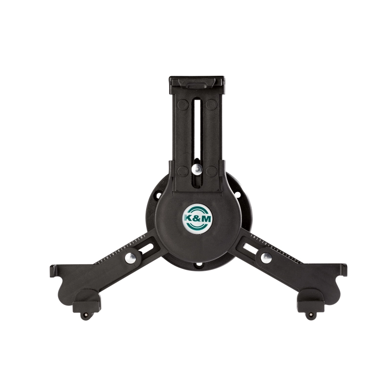K&M Supporto da parete nero per Tablet PC