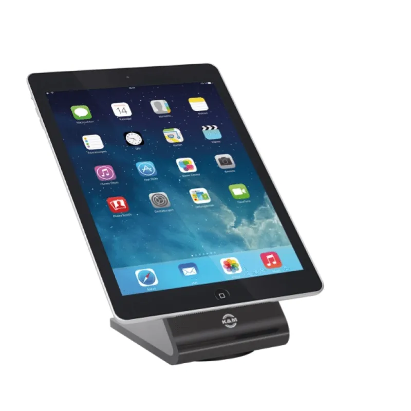 K&M supporto nero per Tablet PC