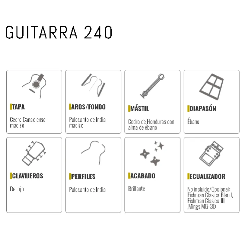 Paco Castillo 240 chitarra classica Palissandro massello