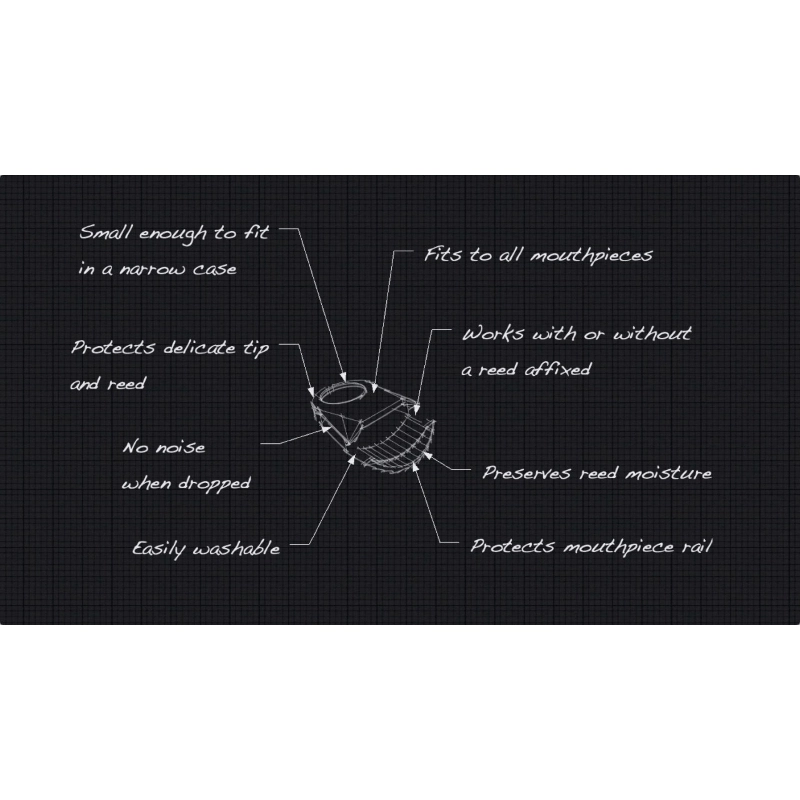 Silverstein Hexa HR07A Rose Gold Legatura per Clarinetto Medium/Alto Small