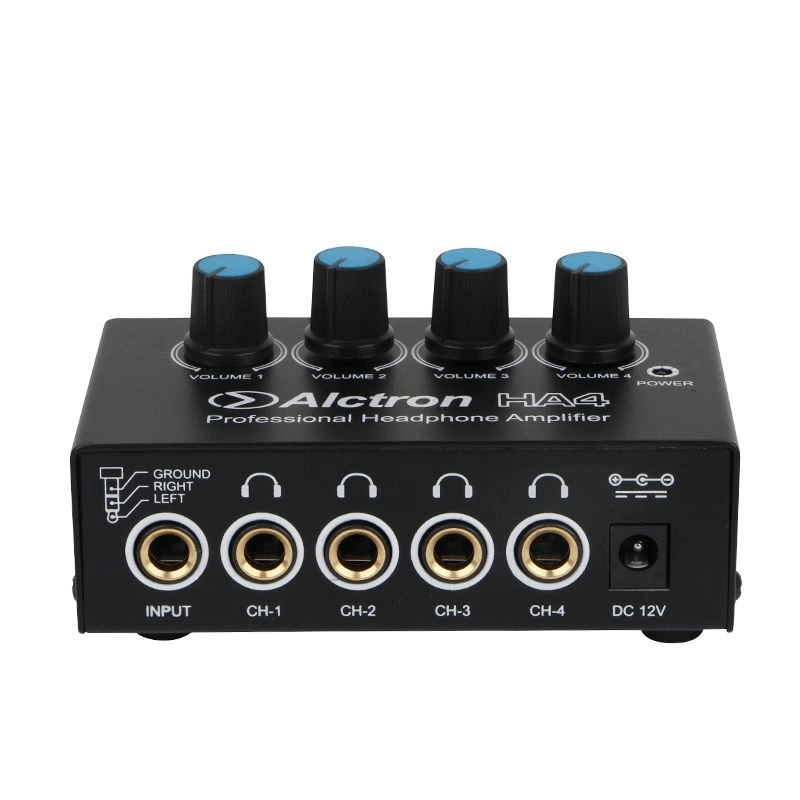 Alctron HA4+ Preamplificatore per cuffia a 6 canali