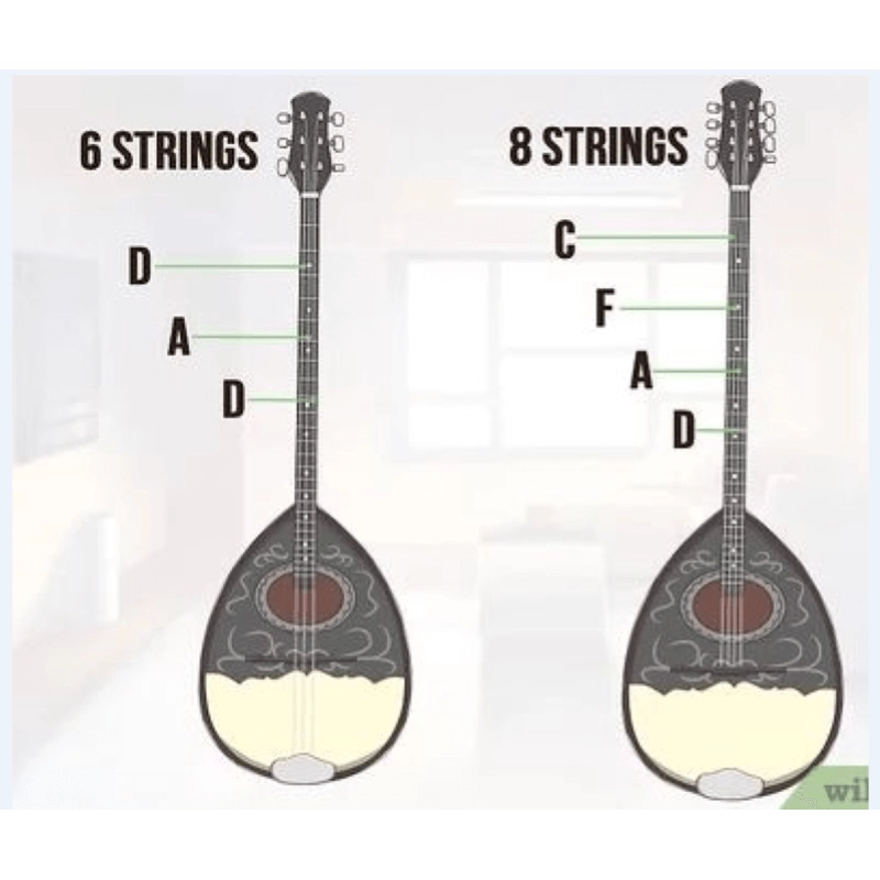 Bouzuki BZ1 8 Corde originale greco con borsa