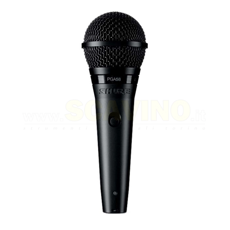 Shure PGA58 XLR Microfono Cardioide Dinamico per Voce