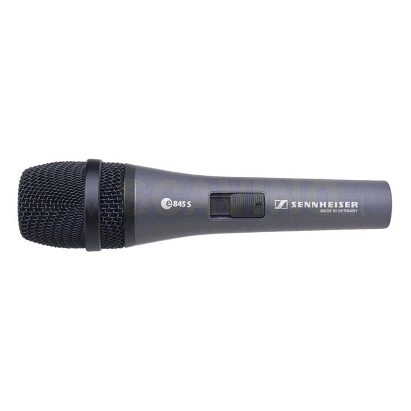 Sennheiser e845s Microfono per voce supercardioide con interruttore