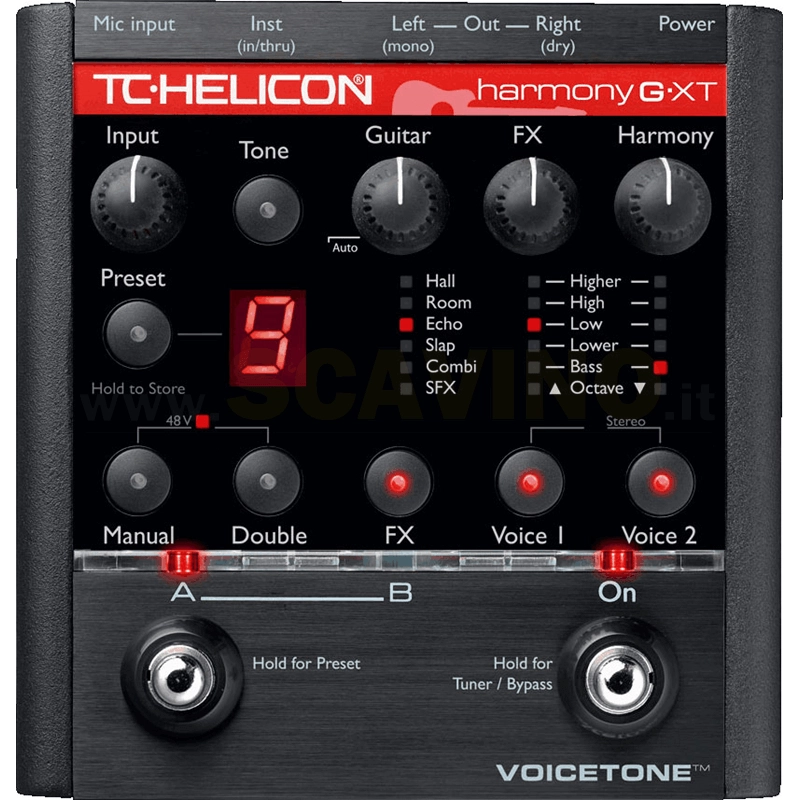 TC Helicon VoiceTone Harmony G XT Effetto per Voce