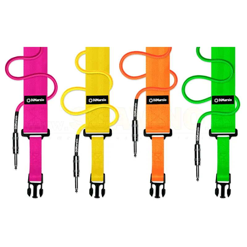 DiMarzio DD2200N Nylon ClipLock - rosa neon - DD2200PK