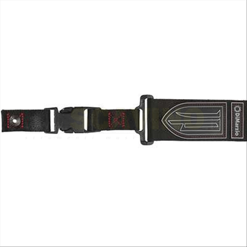 DiMarzio DD2200JP-BKRD J. Petrucci Signature - ClipLock - nero con cuciture ROSSE